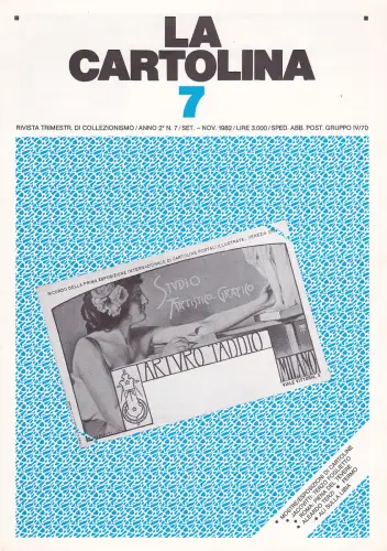 DIE POSTKARTE Nr. 7 - Zeitschrift 1982 - Ausstellungen Voll Tiber A. Terzi Fermo Libia