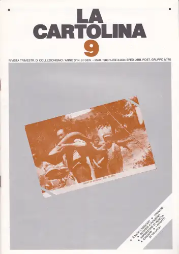 DIE POSTKARTE N.9 - Zeitschrift 1983 - Tonnare Piombino Biennale Venezia Chiostri 