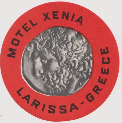 GRIECHENLAND - LARISSA - MOTEL XENIA - Gepäckanhänger