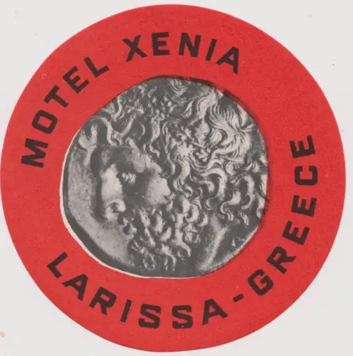 GRIECHENLAND - LARISSA - MOTEL XENIA - Gepäckanhänger