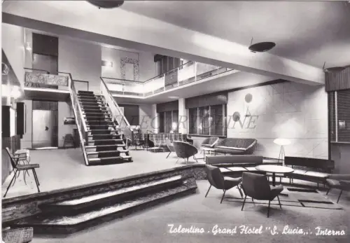 TOLENTINO - Grand Hotel 'S. Lucia, Innenraum, Foto Postkarte 1961