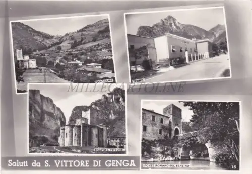 S. VITTORE DI GENGA - Grüße, Ansichten, Foto Postkarte 1959