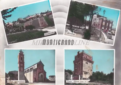 MONTIGNANO - Ansichten, Foto Postkarte 1971