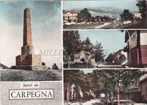 CARPEGNA - Grüße, Ansichten, Foto Postkarte 1966