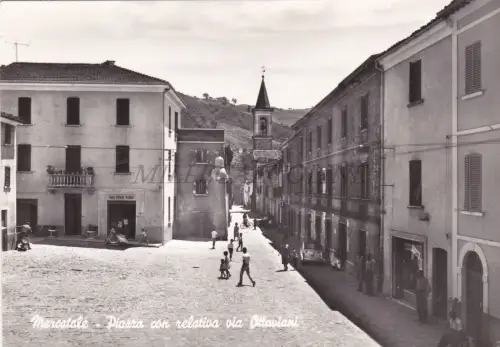MERCATALE - Platz mit dazugehöriger Via Ottaviani, Foto Postkarte 1965