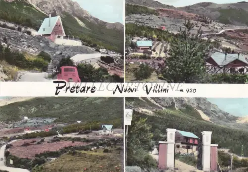 PRETARE - Arquata del Tronto, Nuovi Villini, Ansichten, Foto Postkarte 1965