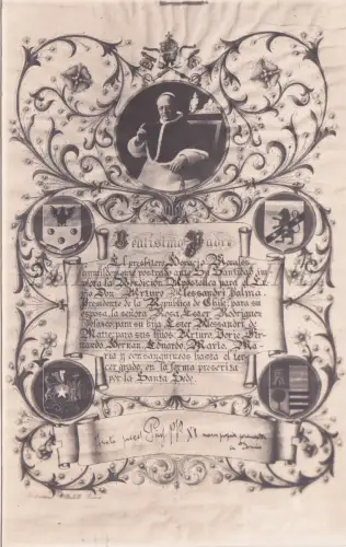 RELIGION - Papst Pius XI., Foto Postkarte 1929