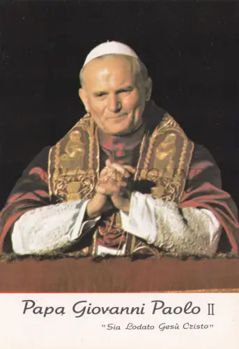 RELIGION - Papst Johannes Paul II., Hundertjähriger Todestag Don Bosco, Postkarte 1988