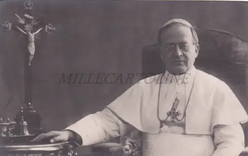 RELIGION - Papst Pius XI., Arktis, Amilcare Guarneri, Mailand, Foto Postkarte 4