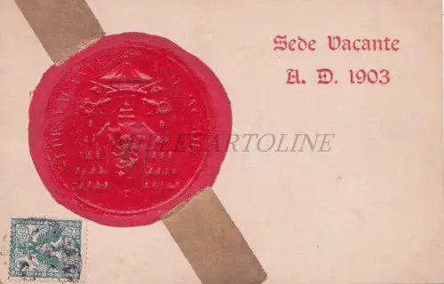 RELIGIONE - Sede Vacante A.D. 1903, Reliefkarte