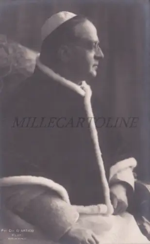 RELIGION - Papst Pius XI., Arktis, Amilcare Guarneri, Mailand, Foto Postkarte 1