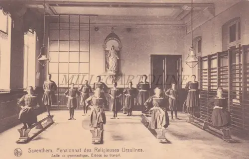 BELGIEN - Saventhem, Pensionat der Ordensfrauen Ursulinen, Postkarte