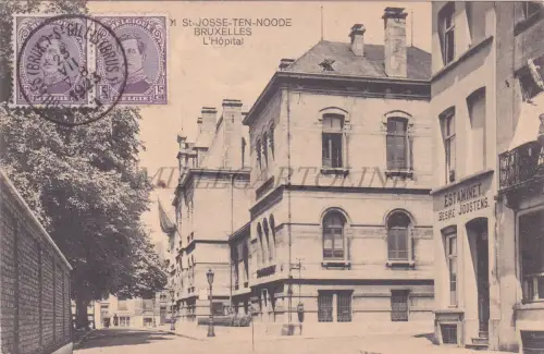 BELGIEN - Brüssel, St. Josse Ten Noode, L'Hopital, Postkarte