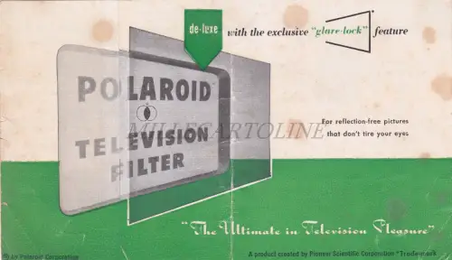 POLAROID FERNSEHFILTER - Faltbroschüre