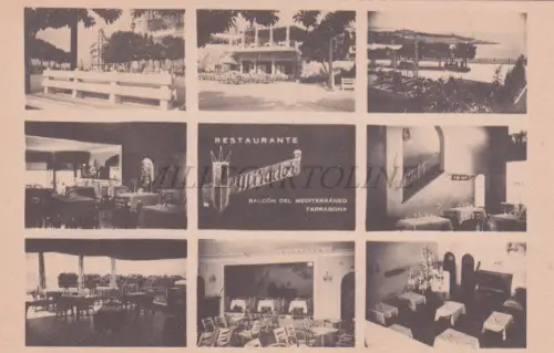 RESTAURANT MIRADOR - Balcon del Mediterraneo, Tarragona, Werbekarton
