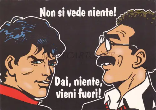 NICHT ZU SEHEN! - Dylan Dog & Groucho, Postkarte