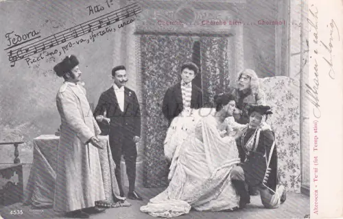 FEDORA AKT 1. - Postkarte Alterocca Nr. 4535 1905