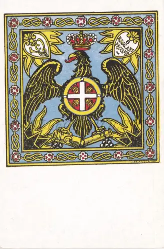 ARTILLERIE - 8 Regiment Schwere Artillerie Campale Rom, Militärpostkarte