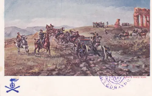ARTILLERIE - 13. Artillerieregiment, Rinaldi, Kommando, Militärpostkarte