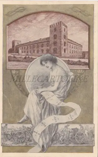 ARTILLERIE - 9. Feldartillerieregiment, Militärpostkarte 1912