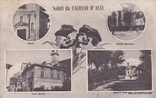 # CALOSSO D'ASTI: GRUSS AUS 1930