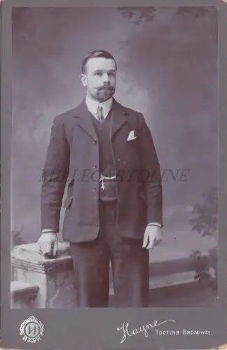 KABINETTFOTO - UK, Young Man, Hayne, Tooting Broadway, London