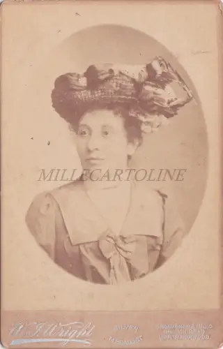 KABINETTFOTO - UK, Frau, W.J. Wright, Upper Norwood, London