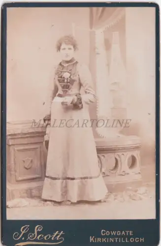 KABINETTFOTO - UK, Junge Frau, J. Scott, Kirkintilloch