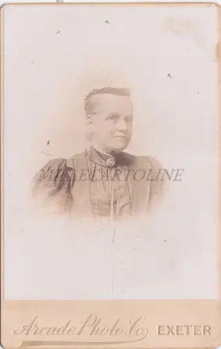 KABINETTFOTO - UK, alte Frau, Arcade Photo Co., Exeter