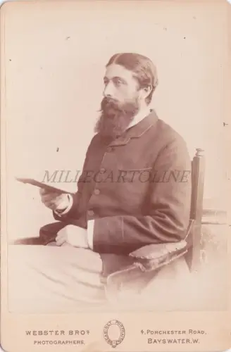 KABINETTFOTO - UK, Man, Webster Bros., Bayswater W., London