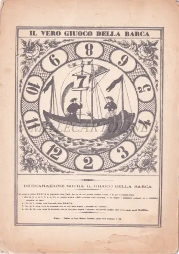 DAS WAHRE SPIEL DES BOOTES - Postkarte Millano