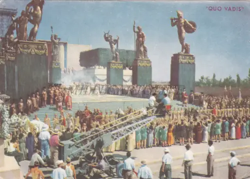 QUO VADIS - Metro Goldwyn Mayer, Film, Kino Rivoli und Quirinetta, Postkarte