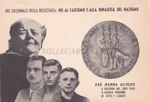 ERINNERUNG KINDER MAMA OLIVENBAUM - Zehnjahreskarte des Widerstands