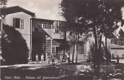 ÄTHIOPIEN - Addis Abeba, Palazzo del Governatorato, Foto Postkarte