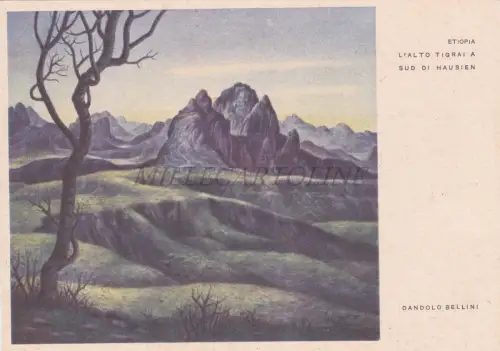 ÄTHIOPIEN - Hausien, Alto Tigrai, Dandolo Bellini, Postkarte
