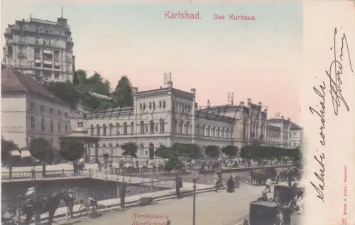 TSCHECHIEN - Karlsbad, Karlsbad, Das Kurhaus, Postkarte