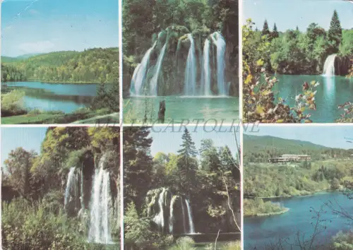 TSCHECHISCHE REPUBLIK - Plitvicka Jezera, Ansichten, Postkarte 1973