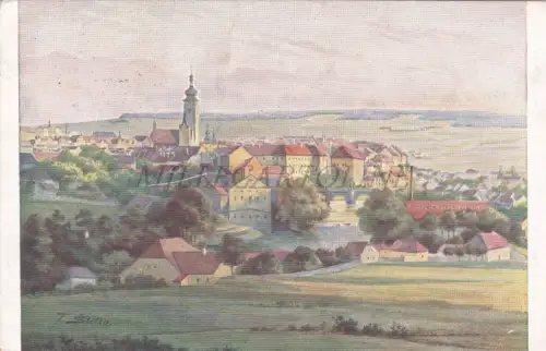 TSCHECHIEN - Pisek, Strana severni, Postkarte T.Stetka