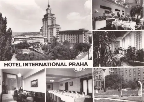 TSCHECHISCHE REPUBLIK - Praha, Hotel International, Foto Postkarte
