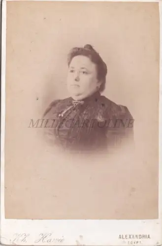 KABINETTFOTO - Ägypten, Frau, Kh. Kawie, Alexandria