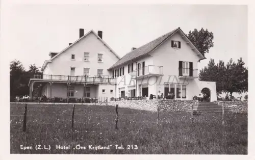 NIEDERLANDE - Epen, Hotel Ons Krijtland, Foto Postkarte 1953