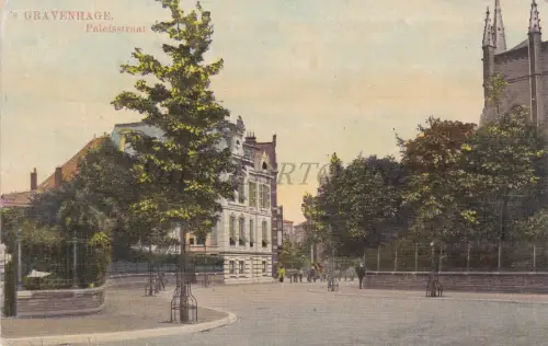 NIEDERLANDE - Den Haag, 's Gravenhage, Paleisstraat, Postkarte 1916