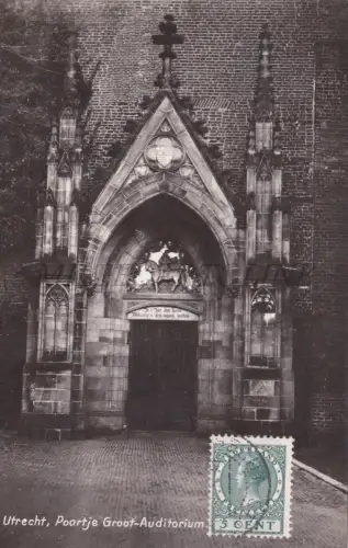NIEDERLANDE - Utrecht, Poortje Groot-Auditorium, Foto Postkarte 1929