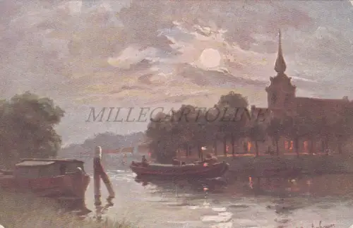 NIEDERLANDE - Utrecht, Ansicht, Postkarte 1908