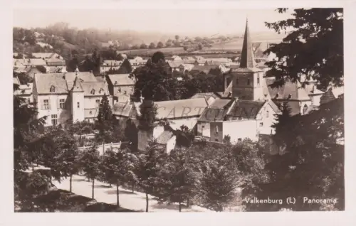 NIEDERLANDE - Valkenburg, Panorama 1951, Foto Postkarte