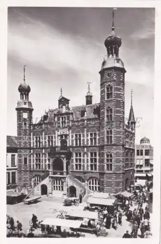 NIEDERLANDE - Venlo, Stadhuis, Foto Postkarte 1954