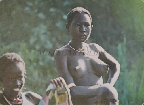 ÄTHIOPIEN - Gambela, Ethno Akt, Postkarte