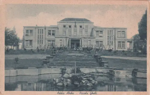 ÄTHIOPIEN - Addis Abeba, Piccolo Ghebì, Postkarte Ed.Merama