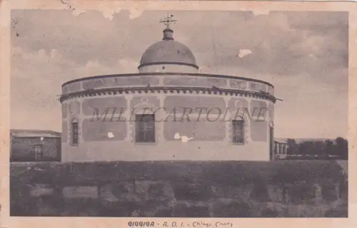 ÄTHIOPIEN - Giggiga, AOI, Koptische Kirche, Postkarte 1939