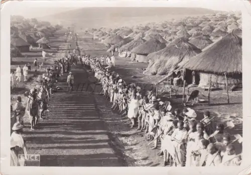 ÄTHIOPIEN - Iubdo Uollega, Autarchische Mineralausstellung, Foto Postkarte Luftpost